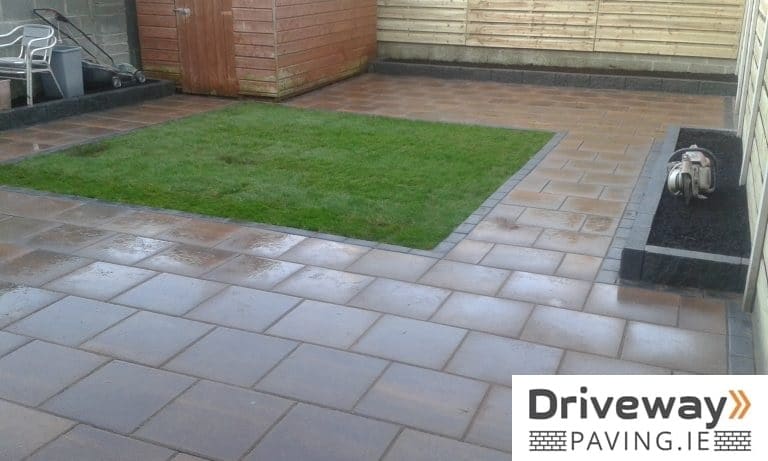 concrete patio paving