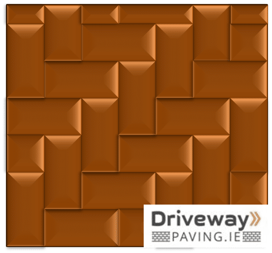 herringbone block paving pattern