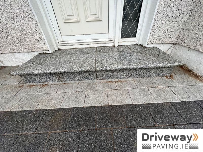 Silver Granite Cobblelock Driveway Installation in Allenwood, Co. Kildare