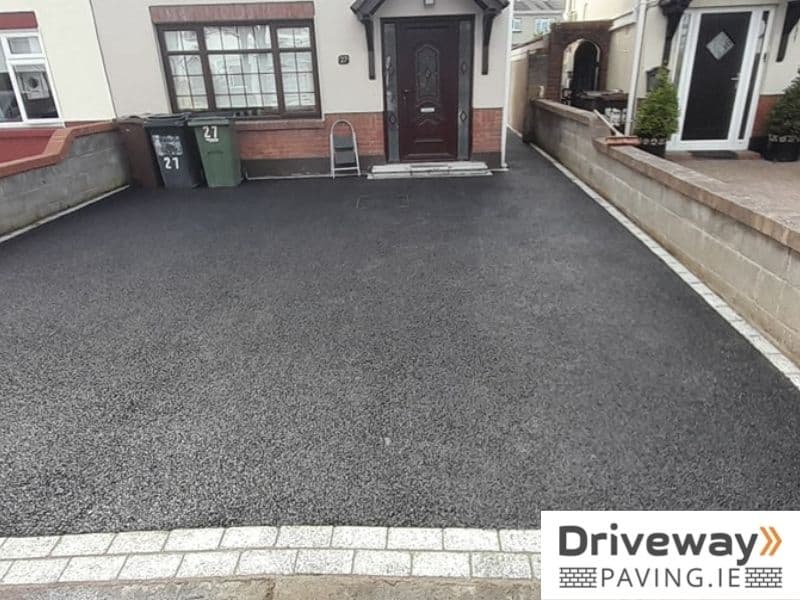 Porcelain patio and tarmac driveway installation in Swords, Co. Dublin